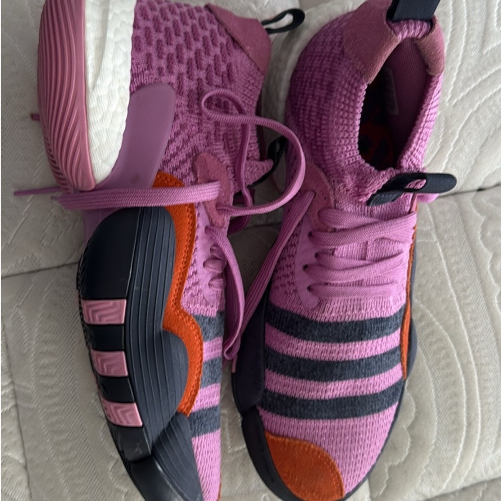 Women’s Adidas Pink and Black Sneakers
